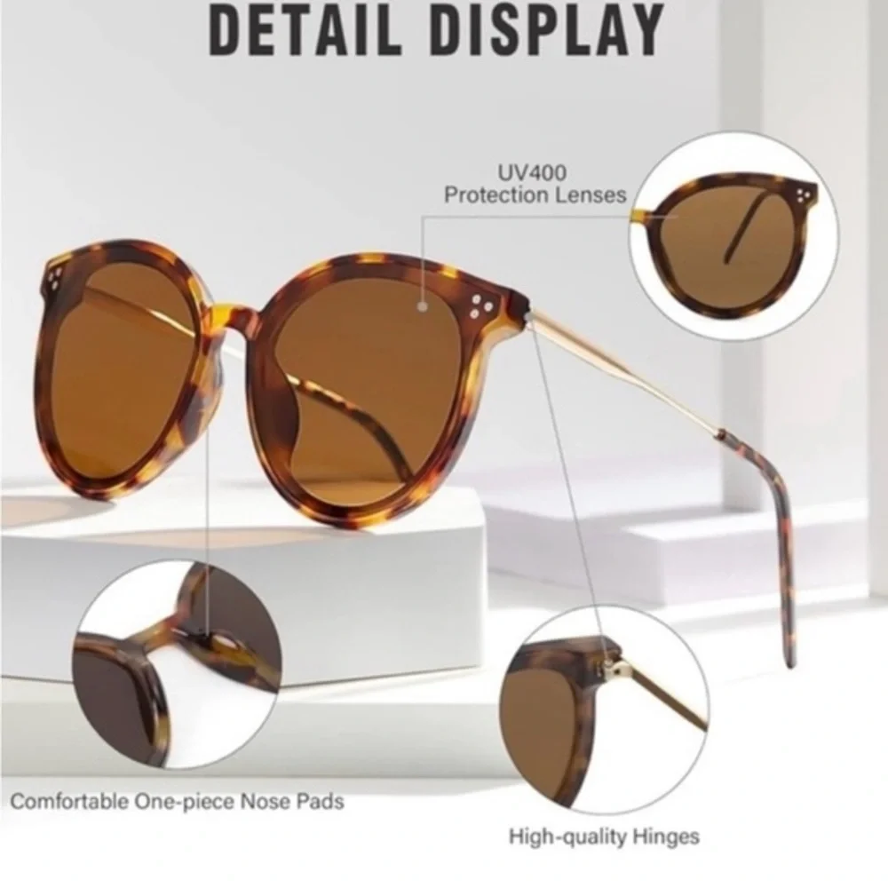 Dollger Classic Round / Cateye Sunglasses‎ for Men or Women Retro Shades UV400